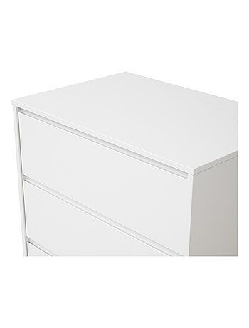 WEBABY - Cómoda bebé 4 cajones UNO madera - Blanco