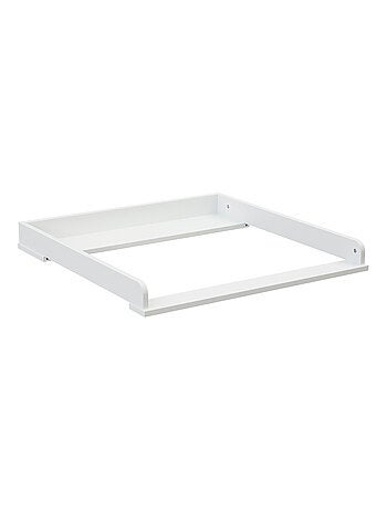 WEBABY - Cómoda cambiador bebé de 4 cajones 70 cm UNO - Blanco