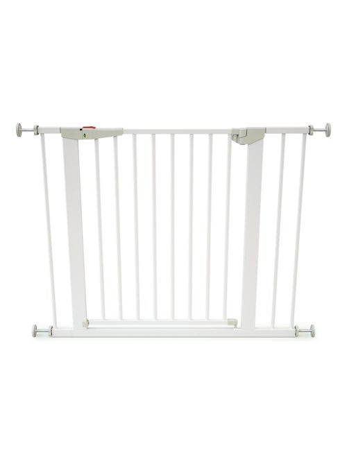 WEBABY - Extensión barrera de seguridad bebé acero - Blanco - 79 x 3,5 x 76,5 cm MOBI - Kiabi