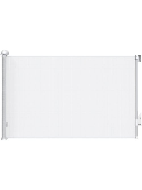 WEBABY - Puerta de seguridad para bebés en carrete KLIP - Blanco 130 cm - a partir de 24 meses - Kiabi
