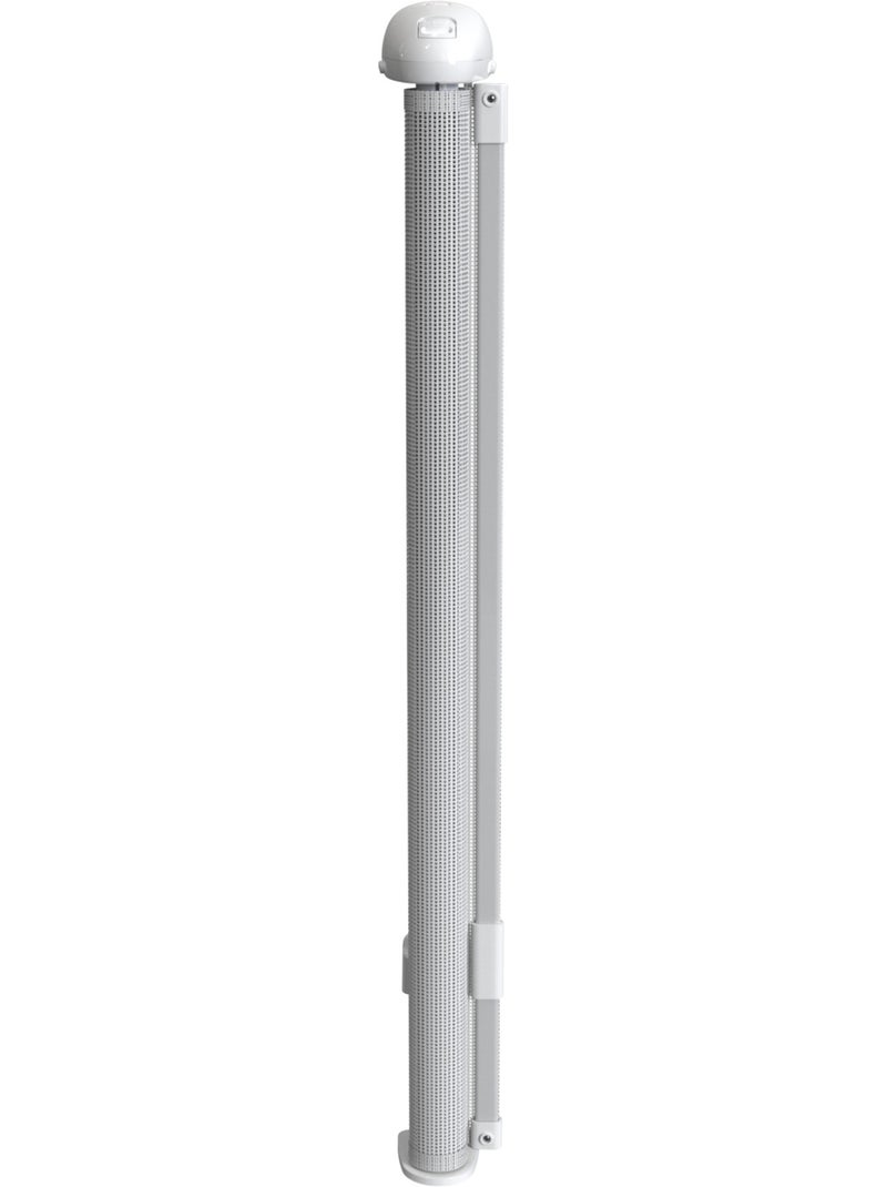 WEBABY - Puerta de seguridad para bebés en carrete KLIP - Blanco 130 cm - a partir de 24 meses Blanco - Kiabi