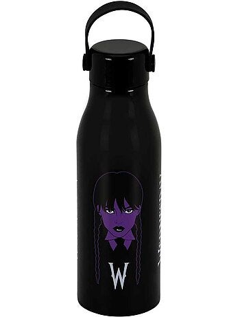 Wednesday miércoles braid botella, negro