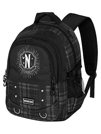 Wednesday Miércoles Chains Mochila Running PLUS, Negro
