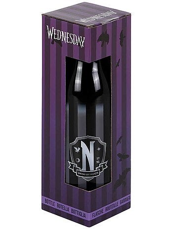 Wednesday miércoles original botella, negro