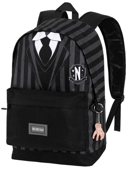 Wednesday Miércoles Uniform Mochila HS FAN 2.0, Negro - Kiabi