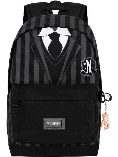Wednesday Miércoles Uniform Mochila HS FAN 2.0, Negro - Kiabi