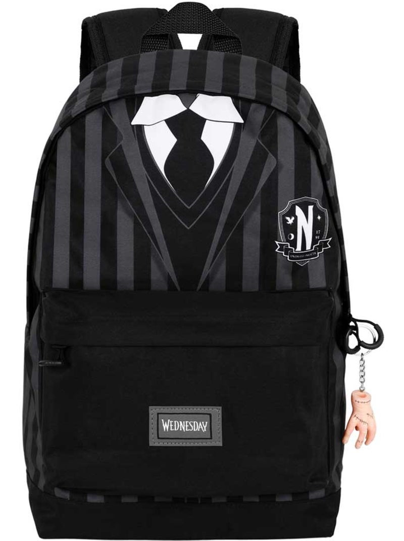Wednesday Miércoles Uniform Mochila HS FAN 2.0, Negro Negro - Kiabi
