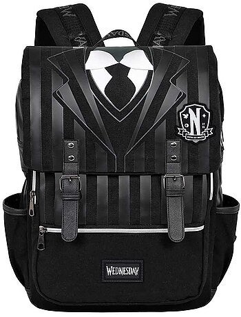 Wednesday miércoles uniform mochila oxford, negro