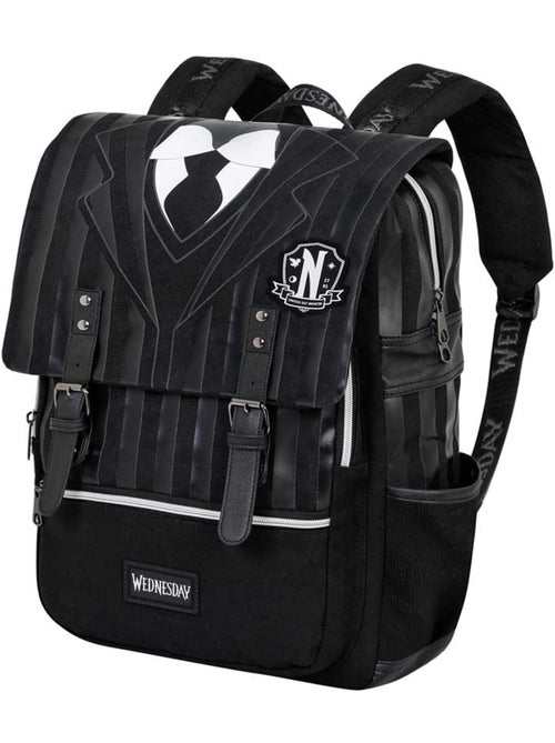 Wednesday Miércoles Uniform Mochila Oxford, Negro - Kiabi Wednesday Miércoles Uniform Mochila Oxford, Negro - Kiabi