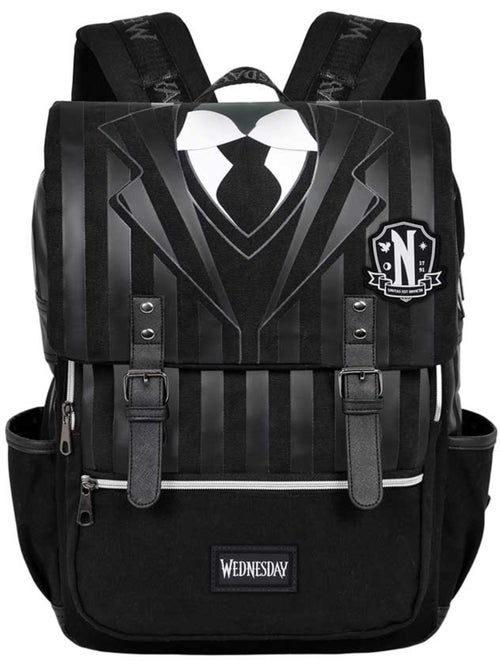 Wednesday Miércoles Uniform Mochila Oxford, Negro - Kiabi Wednesday Miércoles Uniform Mochila Oxford, Negro - Kiabi