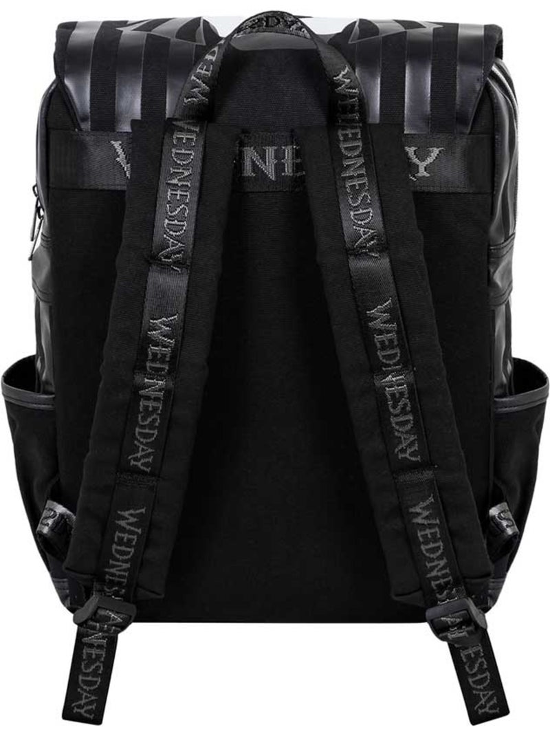 Wednesday Miércoles Uniform Mochila Oxford, Negro Negro - Kiabi