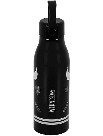 Wednesday miércoles varsity botella, negro