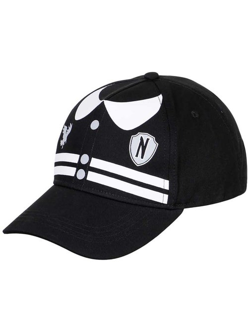 Wednesday Miércoles Varsity Gorra Infantil, Negro - Kiabi