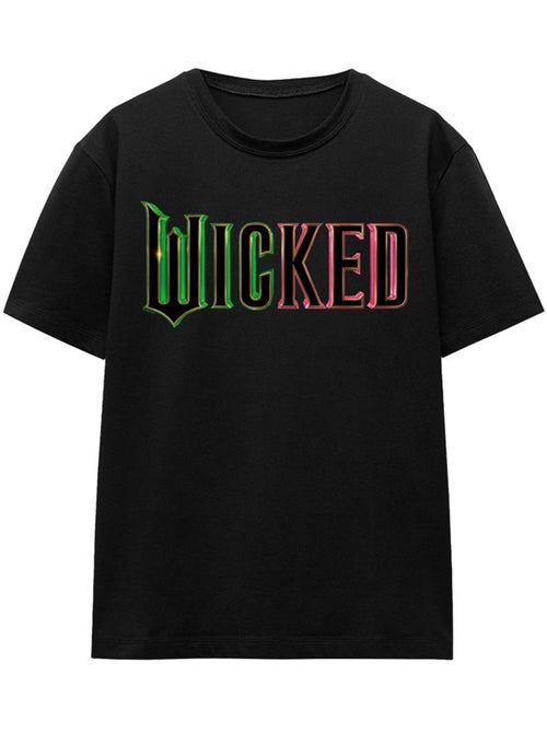 Wicked - Camiseta Diseño Logotipo de la película para Mujer - Kiabi Wicked - Camiseta Diseño Logotipo de la película para Mujer - Kiabi