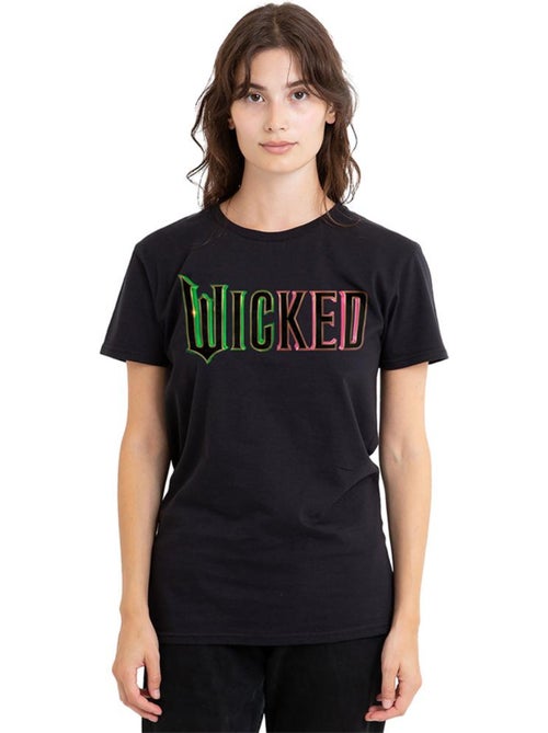 Wicked - Camiseta Diseño Logotipo de la película para Mujer - Kiabi Wicked - Camiseta Diseño Logotipo de la película para Mujer - Kiabi