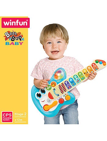 Winfun guitarra bebé táctil c/luz, sonido y melodías