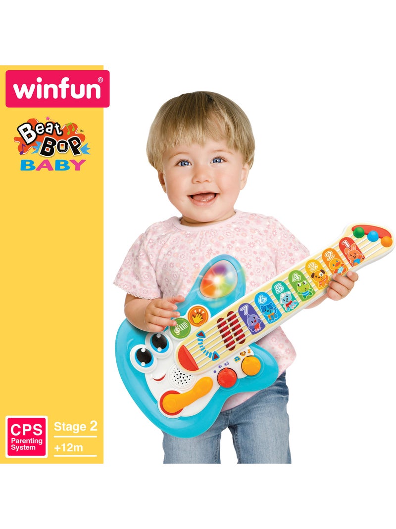 Winfun guitarra bebé táctil c/luz, sonido y melodías N/D - Kiabi