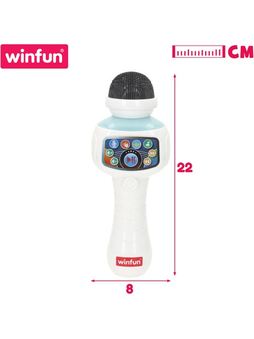 Winfun micrófono karaoke inalámbrico juguete con luz, melodías y efectos - Kiabi