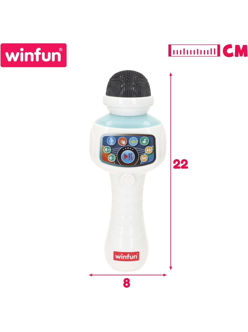 Winfun micrófono karaoke inalámbrico juguete con luz, melodías y efectos N/D - Kiabi
