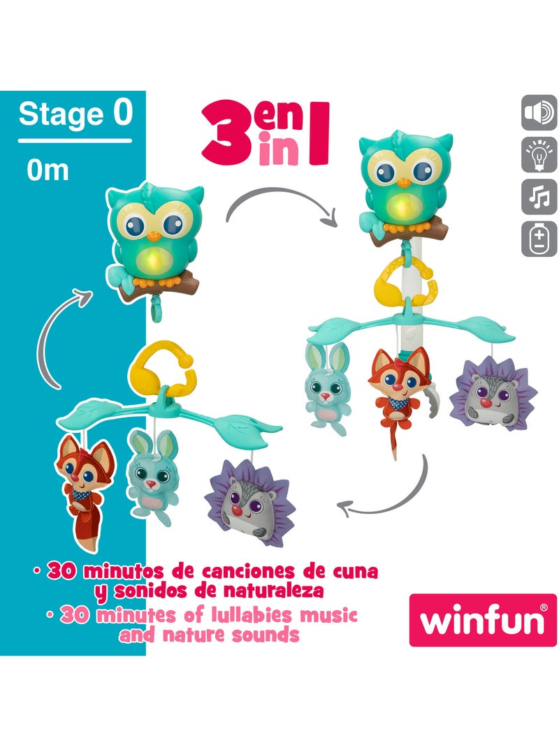 Winfun móvil cuna relajante 3 en 1 N/D - Kiabi