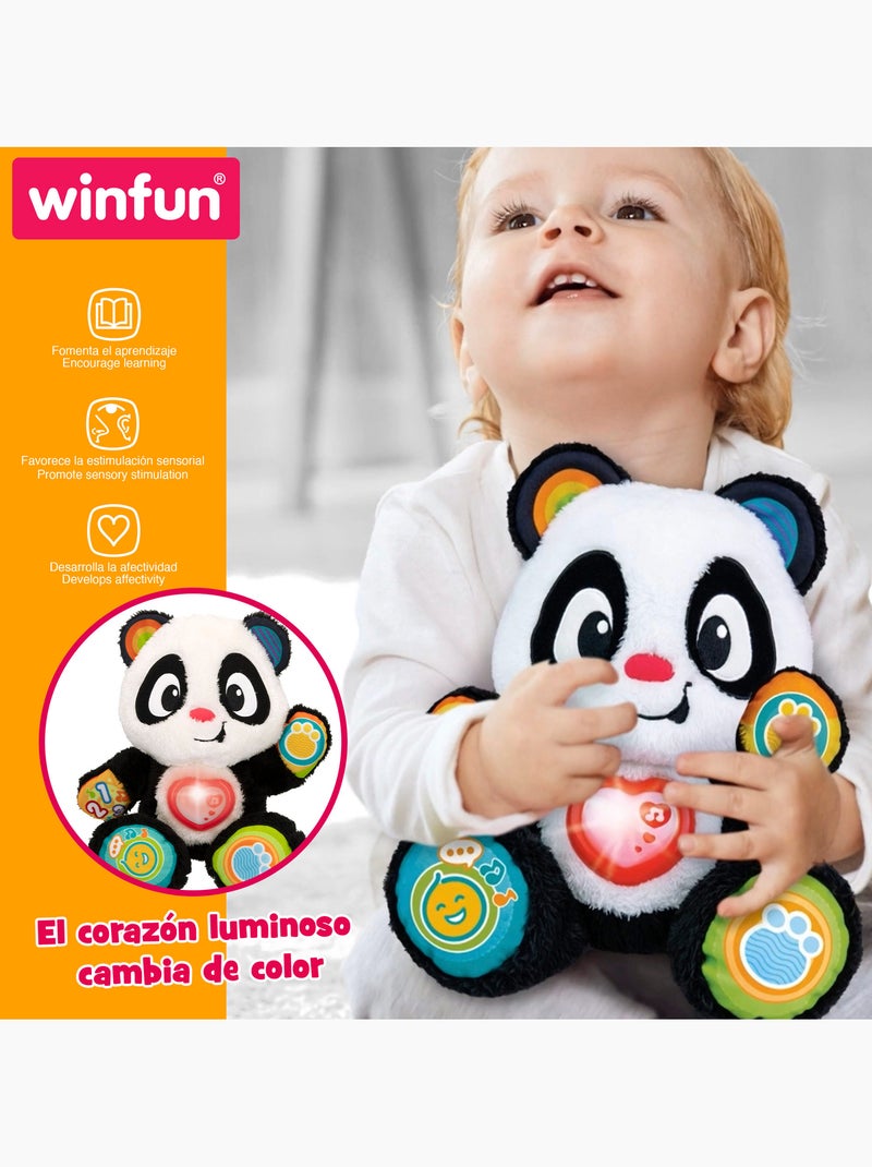 Winfun osito peluche bebé oso panda aprende conmigo Multicolor - Kiabi