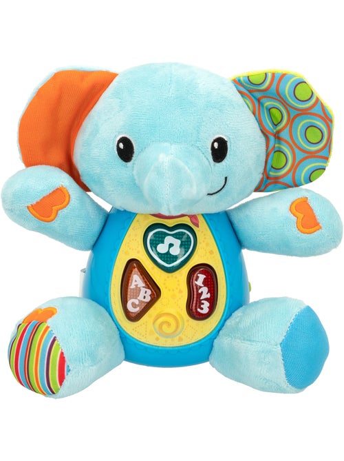 Winfun peluche elefante para bebés que habla c/luces - Kiabi Winfun peluche elefante para bebés que habla c/luces - Kiabi