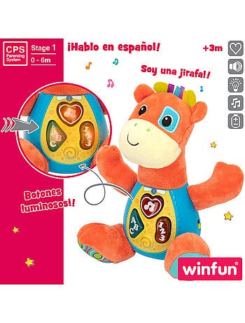 Winfun peluche jirafa que habla c/luces en español