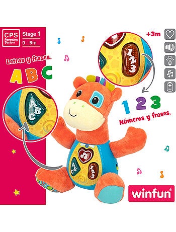 Winfun peluche jirafa que habla c/luces en español
