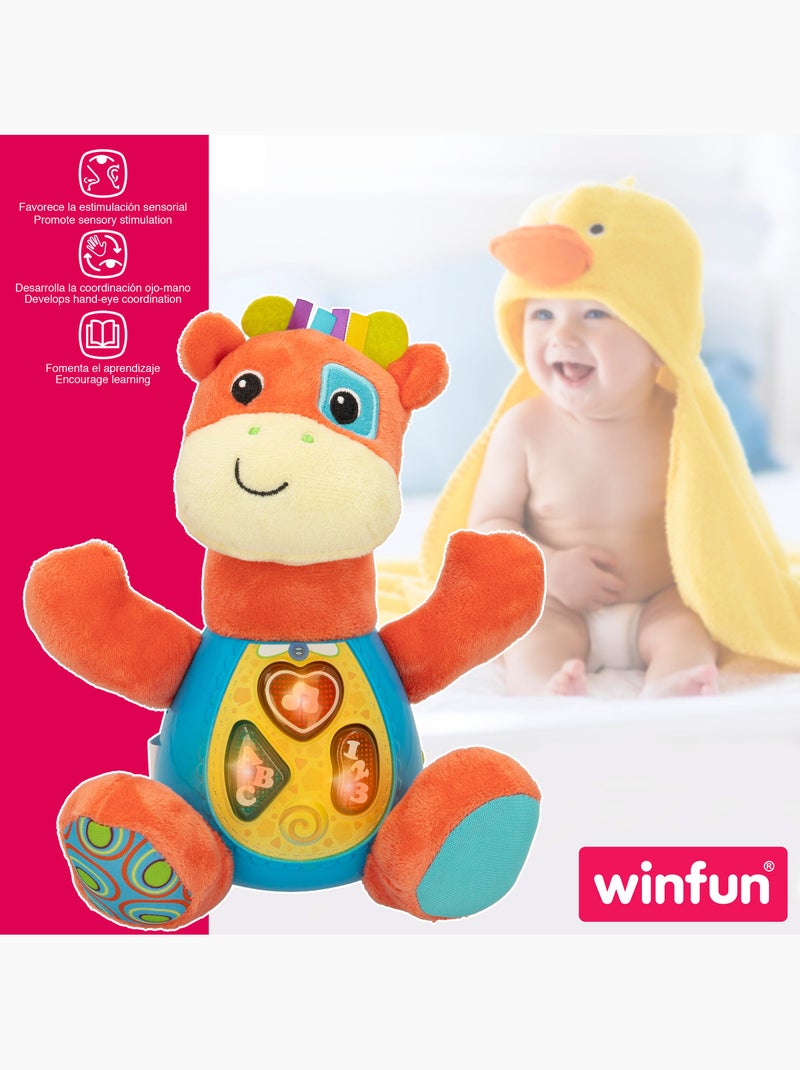 Winfun peluche jirafa que habla c/luces en español Multicolor - Kiabi