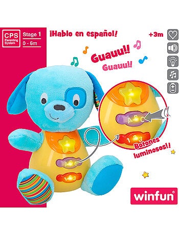 Winfun peluche perro en español c/luces