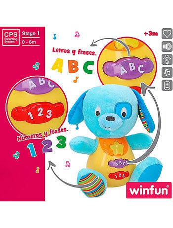 Winfun peluche perro en español c/luces