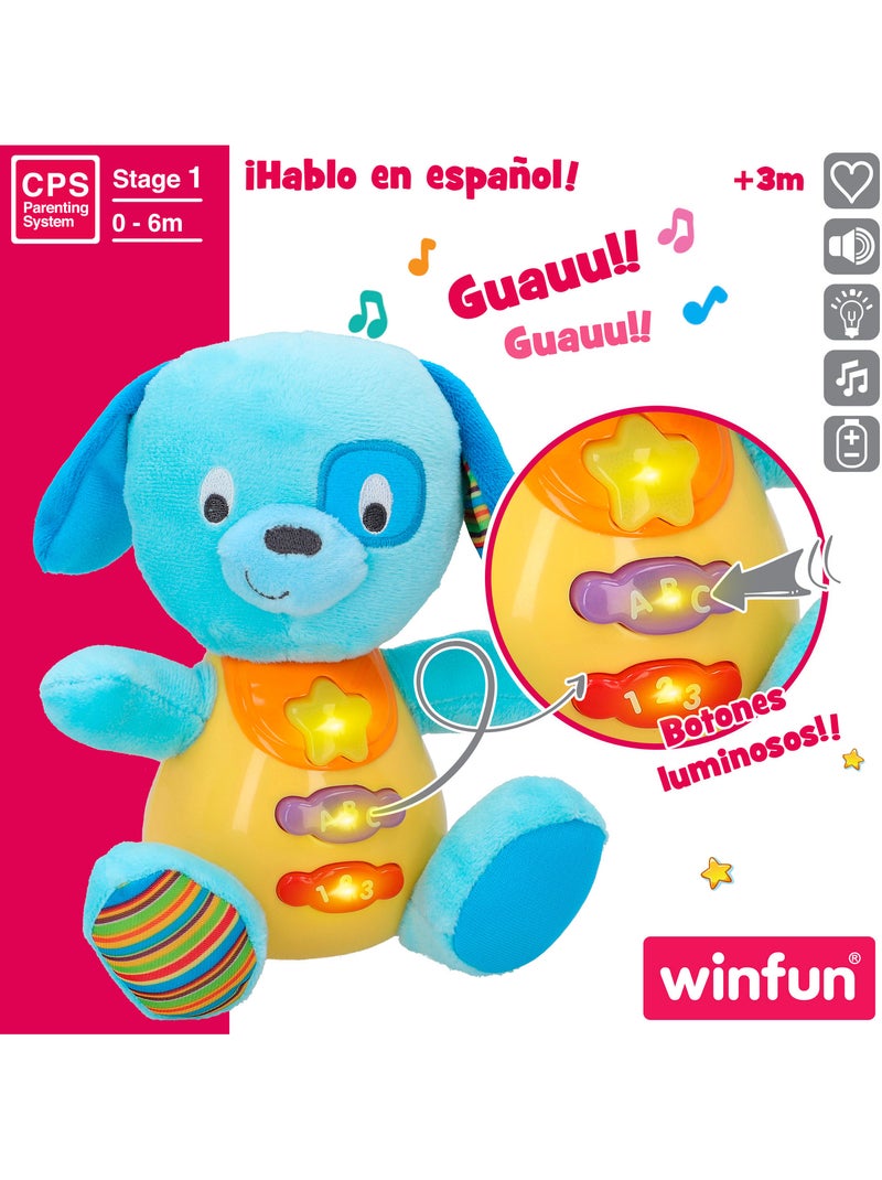 Winfun peluche perro en español c/luces Multicolor - Kiabi