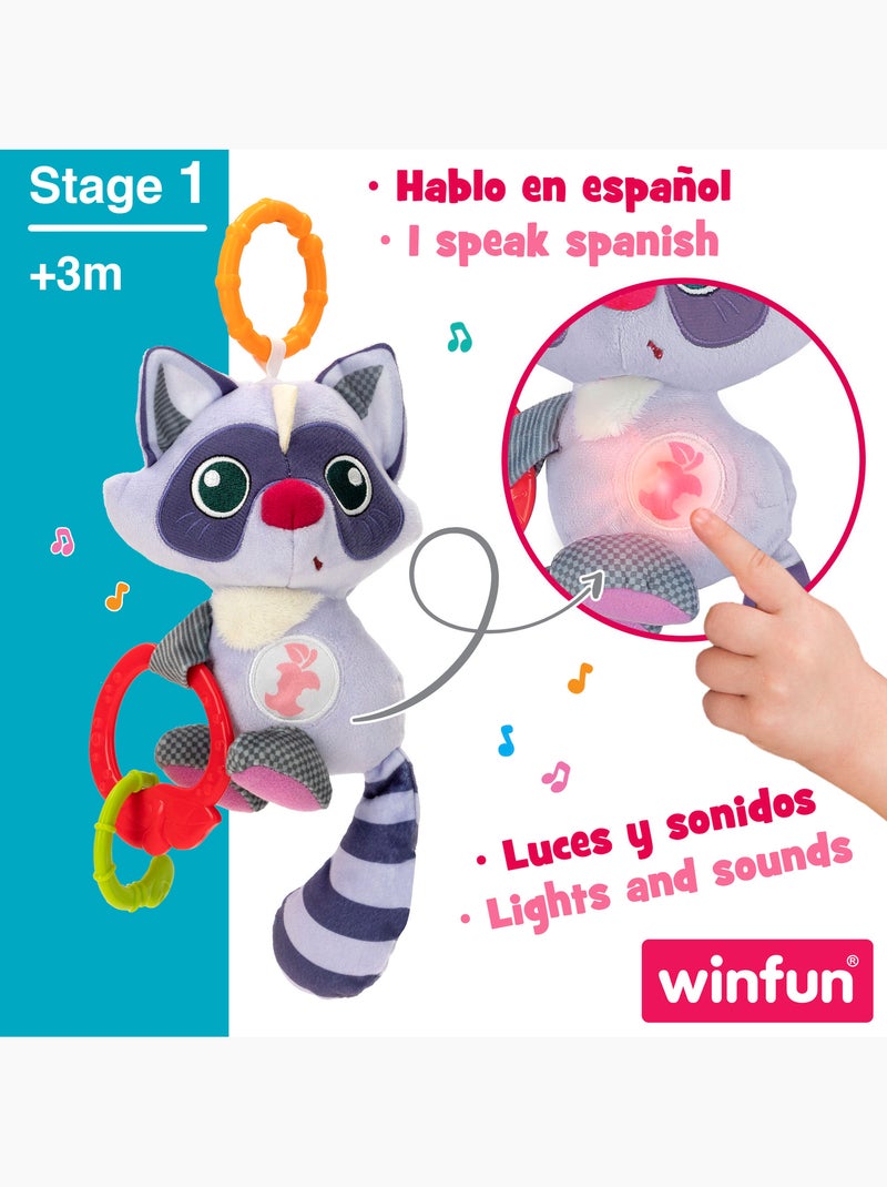 Winfun peluche sonajero mapache N/D - Kiabi