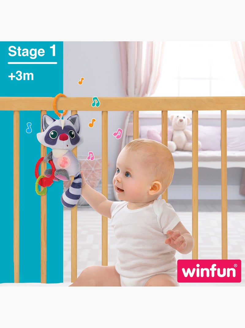 Winfun peluche sonajero mapache N/D - Kiabi