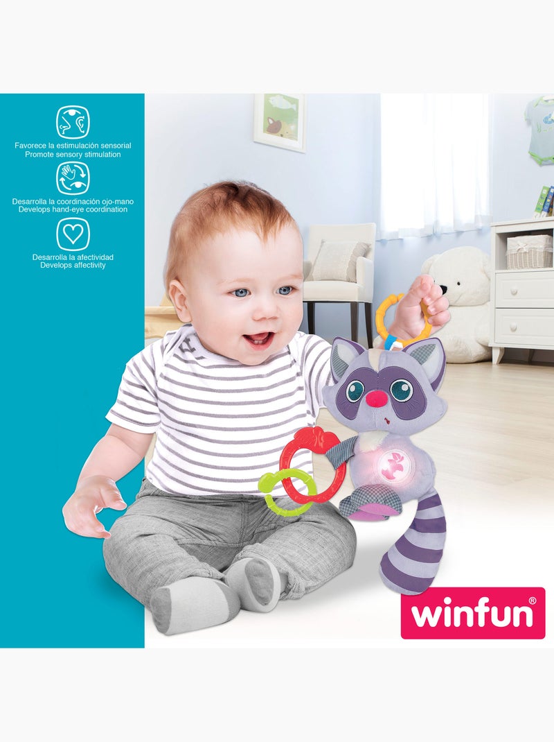 Winfun peluche sonajero mapache N/D - Kiabi