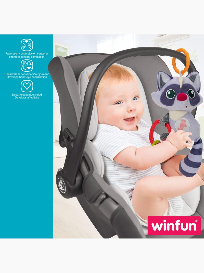 Winfun peluche sonajero mapache N/D - Kiabi