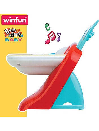 Winfun piano bebé táctil c/luz, sonido y melodías