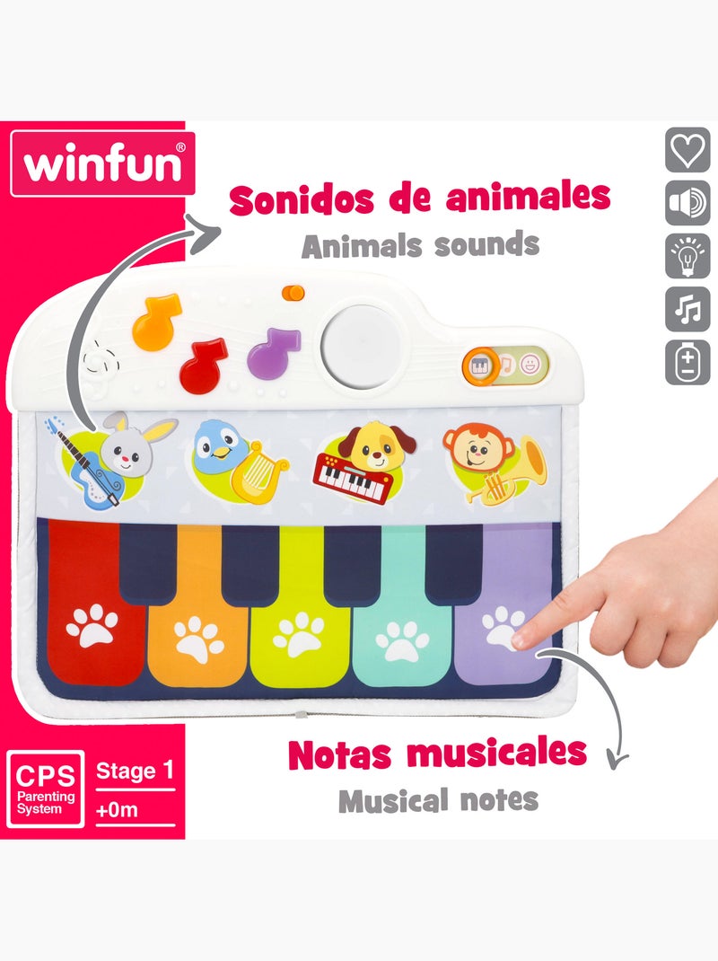 Winfun piano para bebés c/luz y sonido N/D - Kiabi