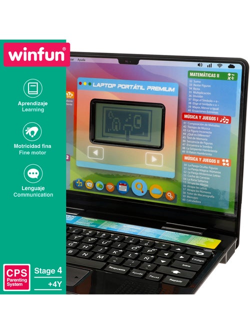 Winfun portátil interactivo con actividades para niños - Kiabi Winfun portátil interactivo con actividades para niños - Kiabi