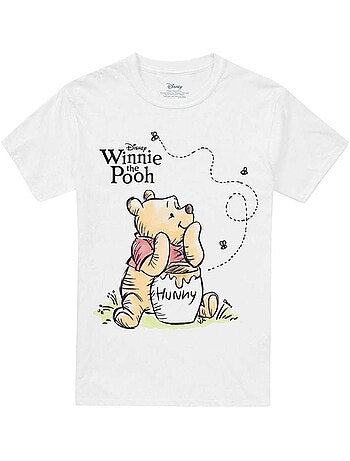 Winnie the Pooh - Camiseta Hunny Diseño Póster para Adultos Unisex