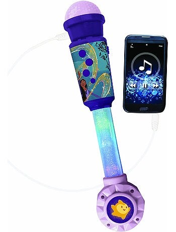 Wish lighting micrófono con altavoz (auxin), melodías y efectos de sonido