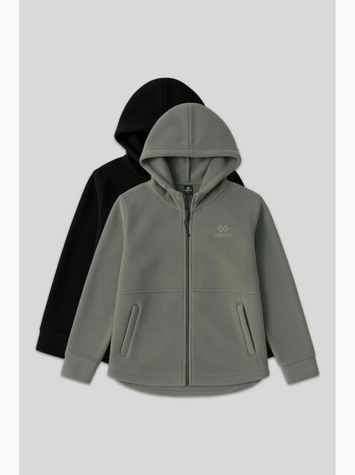 Women's sudadera afelpada con capucha y cremallera frontal tommy - Kiabi Women's sudadera afelpada con capucha y cremallera frontal tommy - Kiabi