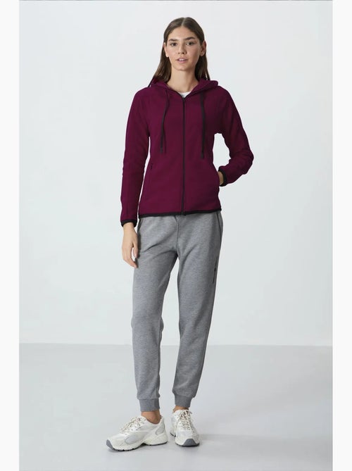 Women's sudadera afelpada con capucha y cremallera tommy - Kiabi Women's sudadera afelpada con capucha y cremallera tommy - Kiabi