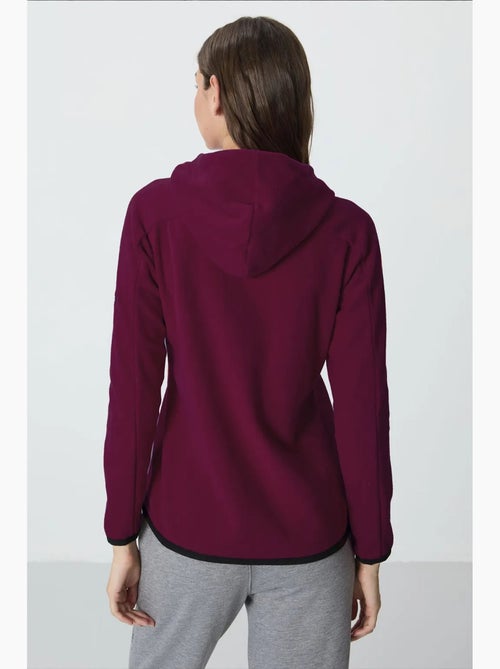 Women's sudadera afelpada con capucha y cremallera tommy - Kiabi Women's sudadera afelpada con capucha y cremallera tommy - Kiabi
