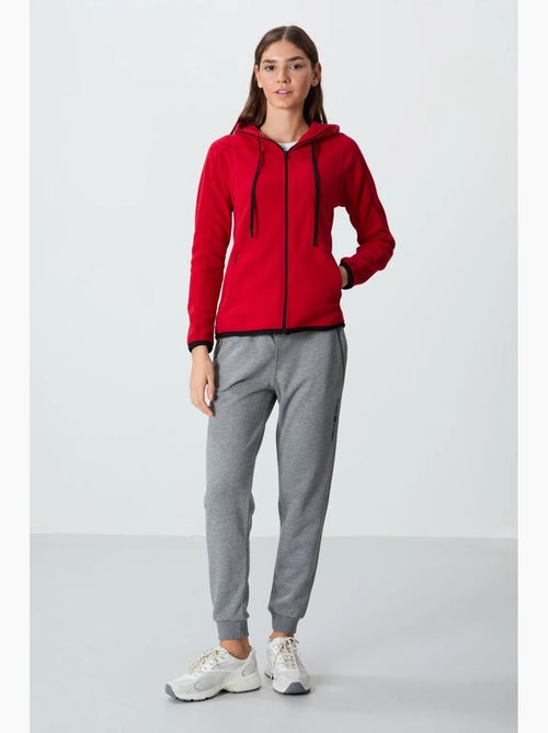 Women's sudadera afelpada con capucha y cremallera tommy - Kiabi Women's sudadera afelpada con capucha y cremallera tommy - Kiabi