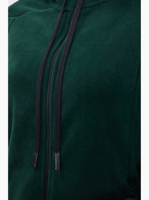 Women's sudadera afelpada con capucha y cremallera tommy - Kiabi