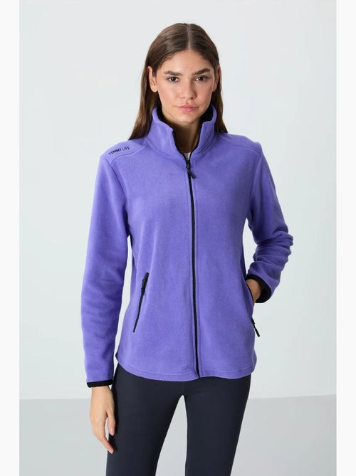 Women's sudadera afelpada con cremallera frontal tommy - Kiabi Women's sudadera afelpada con cremallera frontal tommy - Kiabi