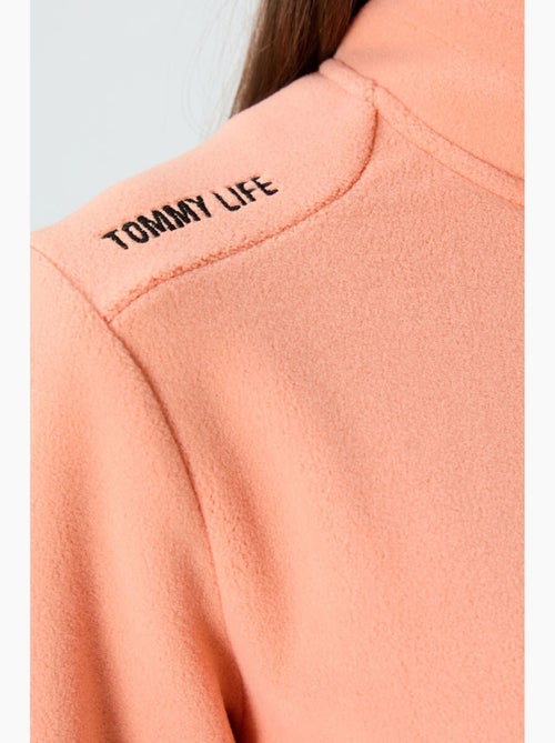 Women's sudadera afelpada con cremallera frontal tommy - Kiabi Women's sudadera afelpada con cremallera frontal tommy - Kiabi
