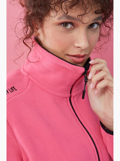 Women's sudadera afelpada con cremallera frontal tommy - Kiabi Women's sudadera afelpada con cremallera frontal tommy - Kiabi