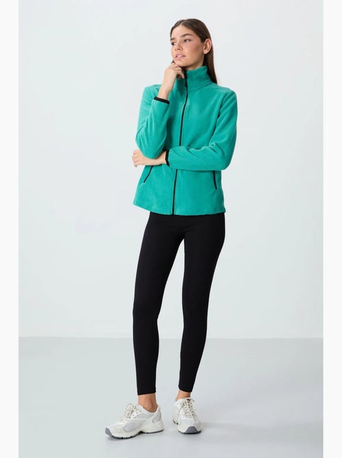 Women's sudadera afelpada con cremallera frontal tommy - Kiabi Women's sudadera afelpada con cremallera frontal tommy - Kiabi